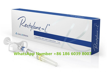 Restylane with lidocaine Cross Linked Dermal Filler For Anti-wrinkles Filling Wrinkles Injection 1*1ml / Box