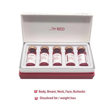 Korea The Red Lipolytic Ampoule Solution Injection Fat Dissolving Slimming Face And Body Burning Fat